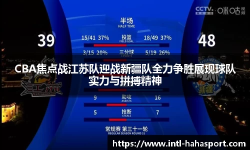 CBA焦点战江苏队迎战新疆队全力争胜展现球队实力与拼搏精神